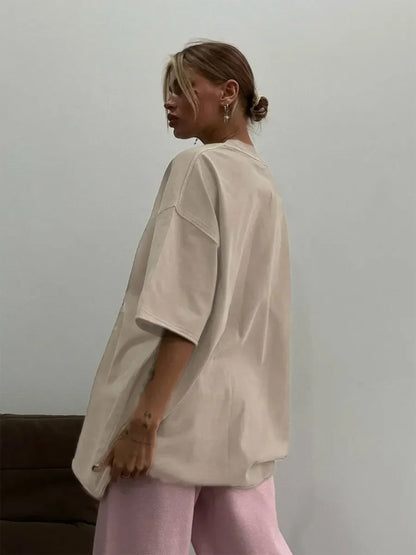 Unisex Retro Cotton Tee – Relaxed Fit, Endless Style!
