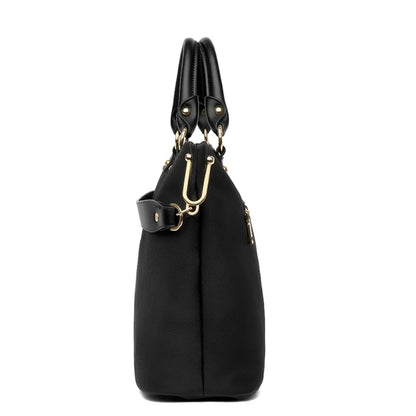 Fashionable Large-Capacity Tote Bag for Women – Stylish Shoulder Crossbody Handbag with Chain Detail