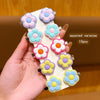 Vibrant 10 Color Random Flower Hair Clips for Stylish Looks