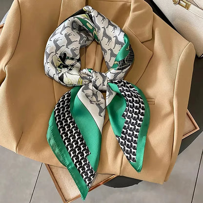 Luxurious Silk Shawl Square Scarf for Women Elegant Wraps
