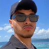 Retro Square Sunglasses For Women With UV400 Protection