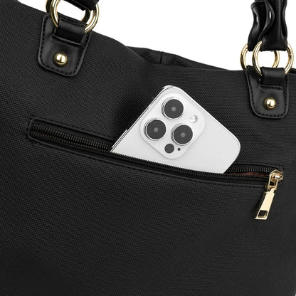 Fashionable Large-Capacity Tote Bag for Women – Stylish Shoulder Crossbody Handbag with Chain Detail