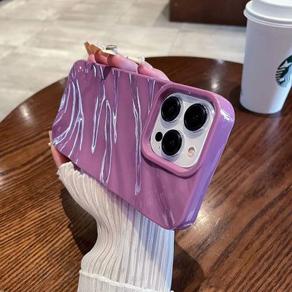 Vibrant Fashion Ripple Phone Case For iPhone 16 Pro Max Shockproof