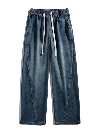 Summer Men's Lightweight Jeans for Breathable Comfort