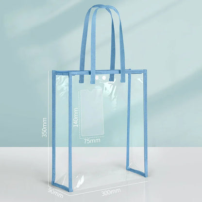 Large Capacity Transparent Waterproof File Folder – Self-Adhesive Office Supplies Folder for Organization