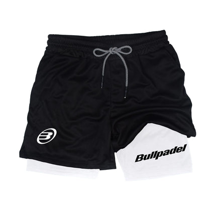 New Men's Sport Shorts Summer Male Breathable Tennis Bullpadel Shorts Quick-Drying Badminton Trousers Outdoor Running Sportwear