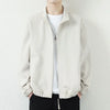 Japanese Men's Casual Long Sleeved Zipper Jacket 2024