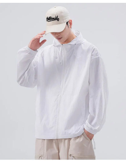 Men's Lightweight Blue Cover Up for Sun Protection