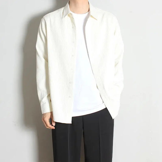 Business Casual Men's Spring and Autumn 2024 Stylish Shirts