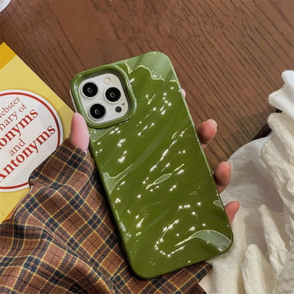Vibrant Fashion Ripple Phone Case For iPhone 16 Pro Max Stylish Protection