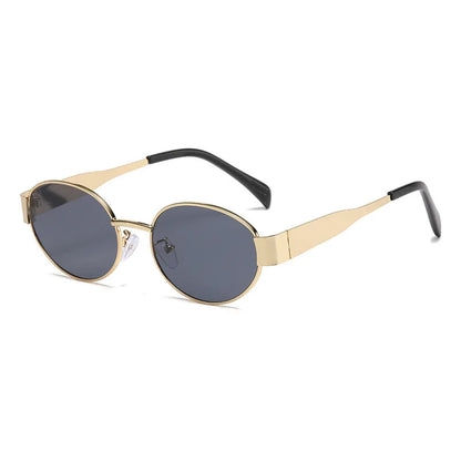 Stylish New Luxury Metal Brand Sunglasses with UV400 Protection