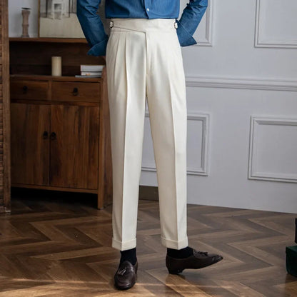 2023 Autumn/Winter Italian High-Waisted Casual Trousers