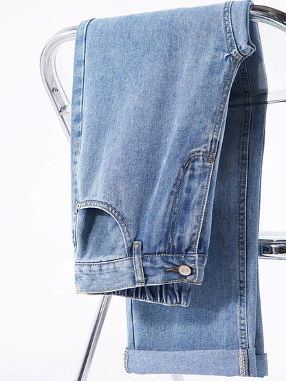 Men's Straight Jeans Korean Fashion for Ultimate Comfort