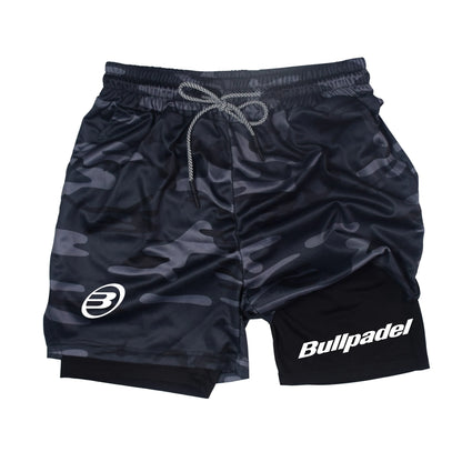 New Men's Sport Shorts Summer Male Breathable Tennis Bullpadel Shorts Quick-Drying Badminton Trousers Outdoor Running Sportwear