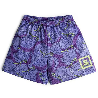 Anime Casual Shorts Men Women Manga Cartoon Sports Gym Shorts Fitness 3D Print Quick Dry Mesh Board Shorts Summer Male