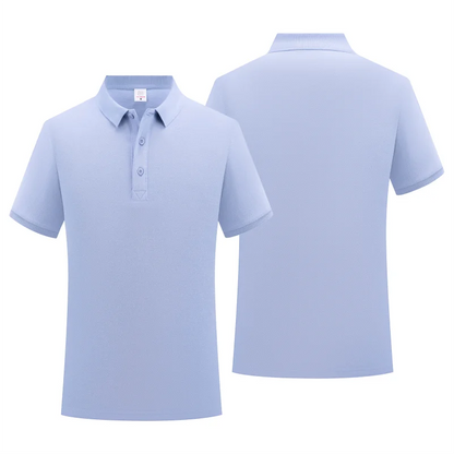 100% Cotton Solid Color Polo Shirt Casual Short Sleeve Lapel Unisex Shirt Fashion Apparel 9 Color Polo Shirt
