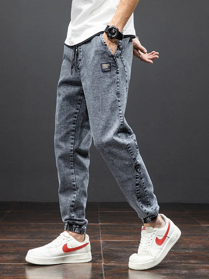 Plus Size Spring Summer Cargo Jeans for Men Stylish Comfort