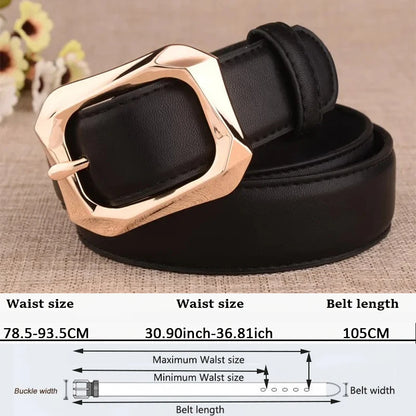 Stunning Women's Fashion Luxury Designer Belt for Versatile Wear