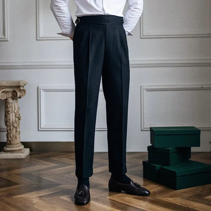 2023 Autumn/Winter Italian High-Waisted Casual Trousers