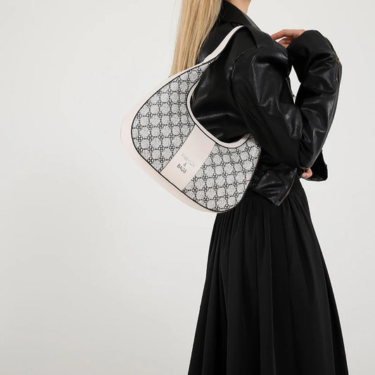 Vintage Letter Design Crossbody Shoulder Bag for Women – Stylish Messenger Handbag, High-Quality Hobo Purse