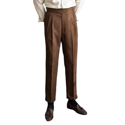 2023 Autumn/Winter Italian High-Waisted Casual Trousers