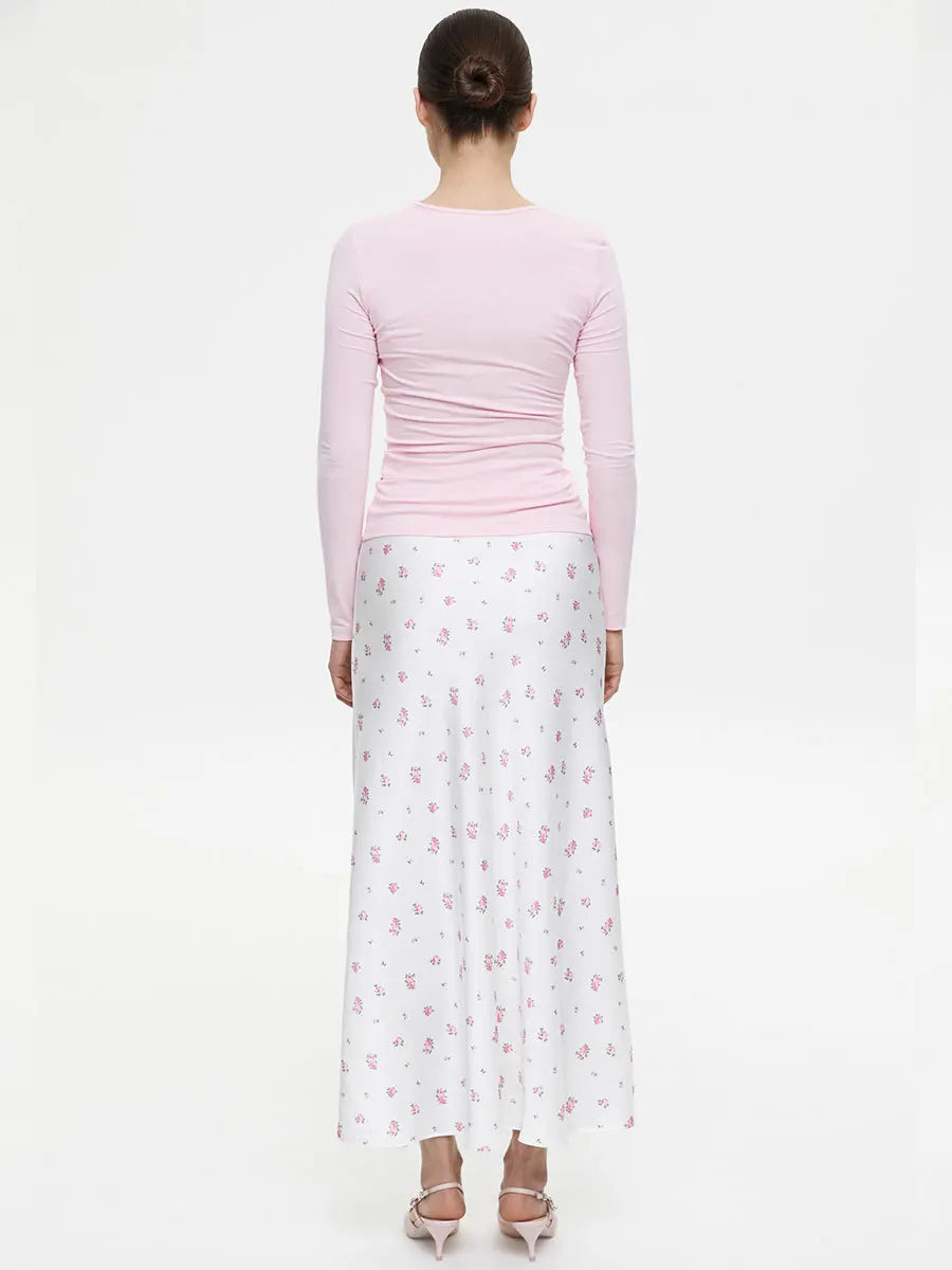 Tossy Summer Printed Long Skirt For Elegant Party Looks