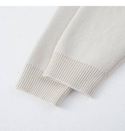 Luxury Knitted Polo Shirt for Casual Autumn Style