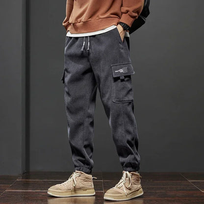 Elastic Waist Casual Pants for Men - Stretchy Comfort