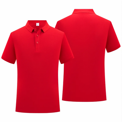 100% Cotton Solid Color Polo Shirt Casual Short Sleeve Lapel Unisex Shirt Fashion Apparel 9 Color Polo Shirt