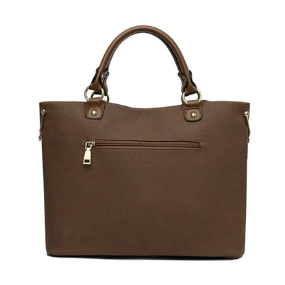 Fashionable Large-Capacity Tote Bag for Women – Stylish Shoulder Crossbody Handbag with Chain Detail