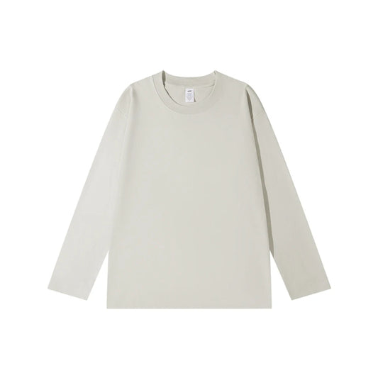 WAVLATII Women’s 230 GSM Oversized Long Sleeve Tees