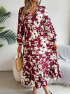 Elegant Floral Print Long Dresses for Spring and Summer
