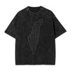Palestines Symbol of Resistance T-Shirt Beach Palestinians Map T Shirts 2024 Cotton Tee Shirt For Male Short Sleeve Top Tees