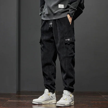 Elastic Waist Casual Pants for Men - Stretchy Comfort