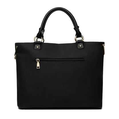 Fashionable Large-Capacity Tote Bag for Women – Stylish Shoulder Crossbody Handbag with Chain Detail
