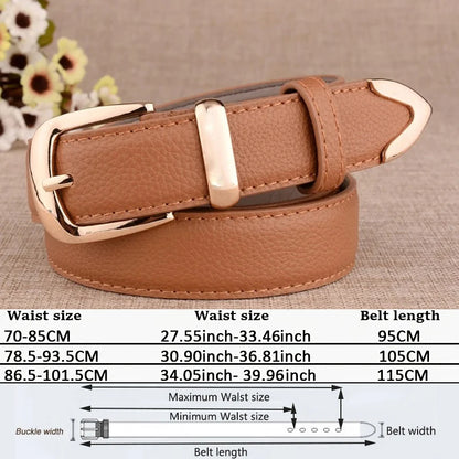 Stylish High Quality Fashion Women Genuine Leather Belts for Style