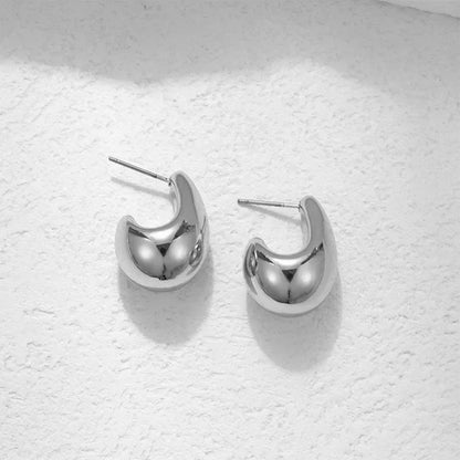 Stunning Vintage Chunky Dome Drop Earrings for Women - Statement Jewelry
