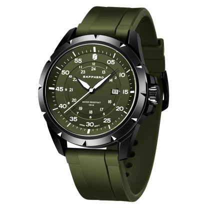 SAPPHERO Men Watch Luxury Quartz Waterproof Gift Wristwatch