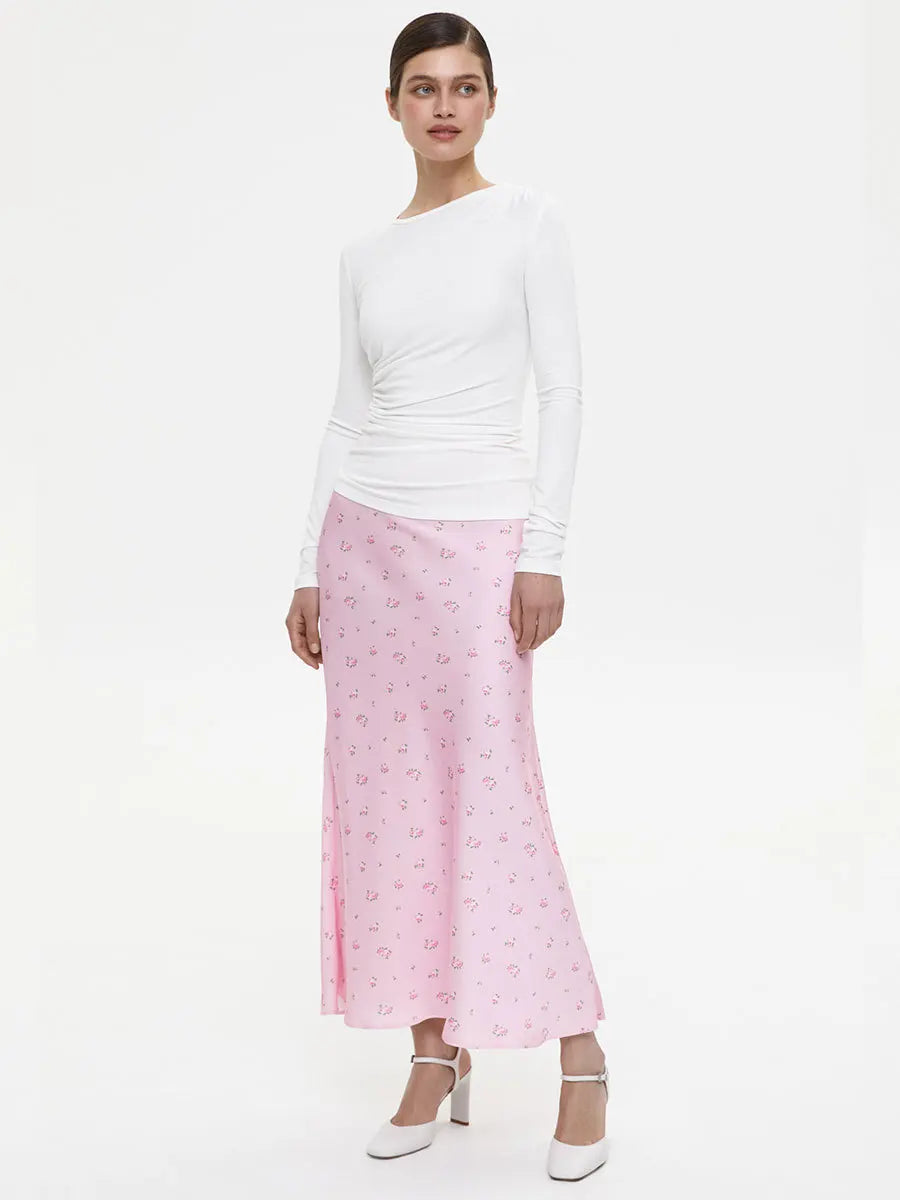 Tossy Summer Printed Long Skirt For Elegant Party Looks