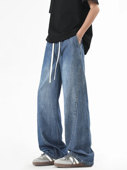 Summer Men's Lightweight Jeans for Breathable Comfort