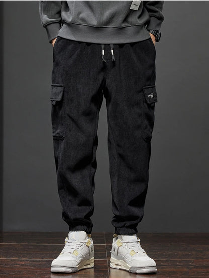 Elastic Waist Casual Pants for Men - Stretchy Comfort
