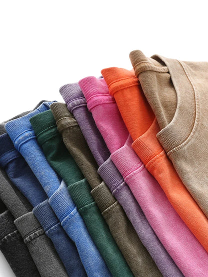 Unisex Retro Cotton Tee – Relaxed Fit, Endless Style!
