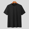 Light Luxury Summer Men's O Neck Long Sleeve T Shirt