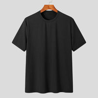 Light Luxury Summer Men's O Neck Long Sleeve T Shirt