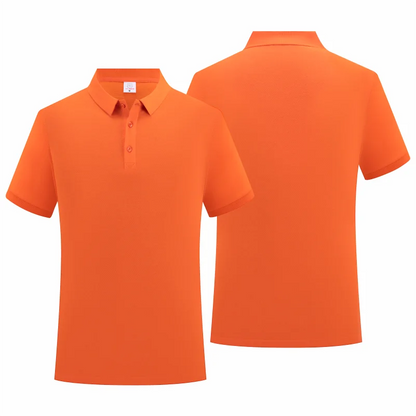 100% Cotton Solid Color Polo Shirt Casual Short Sleeve Lapel Unisex Shirt Fashion Apparel 9 Color Polo Shirt