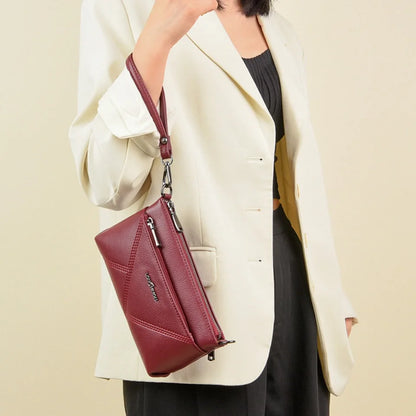 Small Crossbody PU Leather Bag – Solid Color Women’s Tote Shoulder Bag, Clutch Purse Handbag