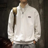 Spring Autumn Loose Long Sleeve Polo Shirts for Men
