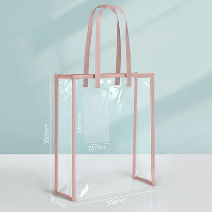 Large Capacity Transparent Waterproof File Folder – Self-Adhesive Office Supplies Folder for Organization