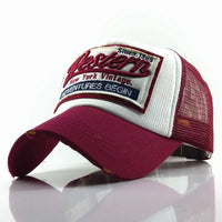 Summer Mesh Trucker Hat For Men Women Adjustable Sun Protection